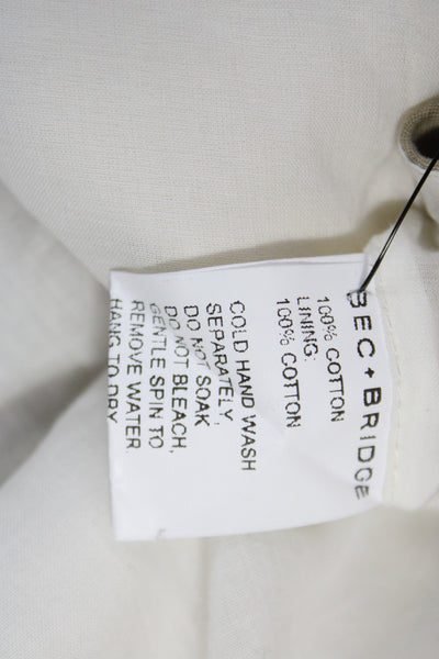 Bec & Bridge Women Beige Colorblock Square Neck Camisole Size 2