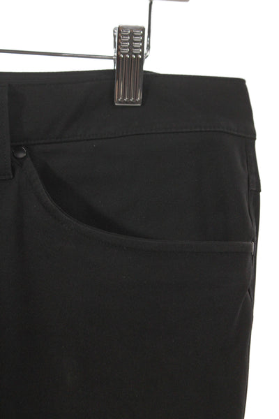 Lululemon Mens Black Pants Button Closure Size 33