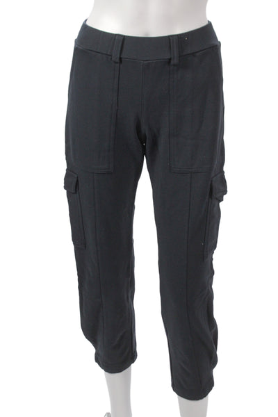 Quince Women Cargo Pants Black Jersey Size XS