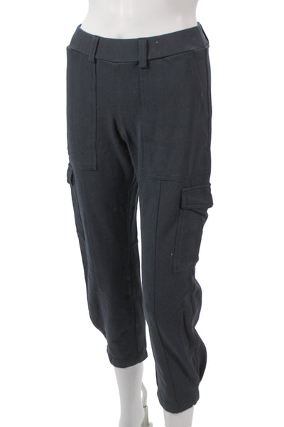 Quince Women Cargo Pants Black Jersey Size XS