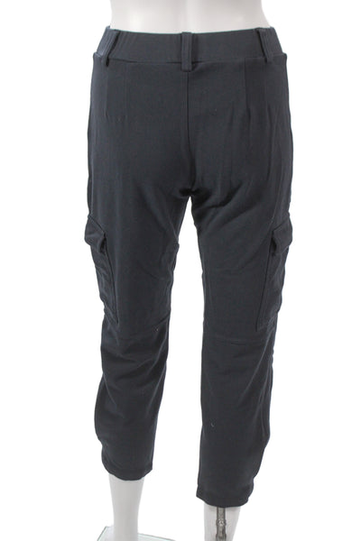 Quince Women Cargo Pants Black Jersey Size XS