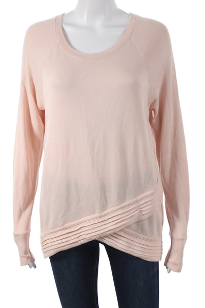Athleta Women Long Sleeve Pullover Sweater Pink Size S