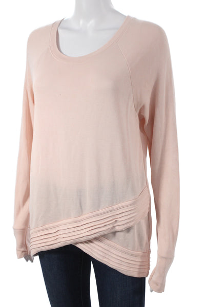 Athleta Women Long Sleeve Pullover Sweater Pink Size S