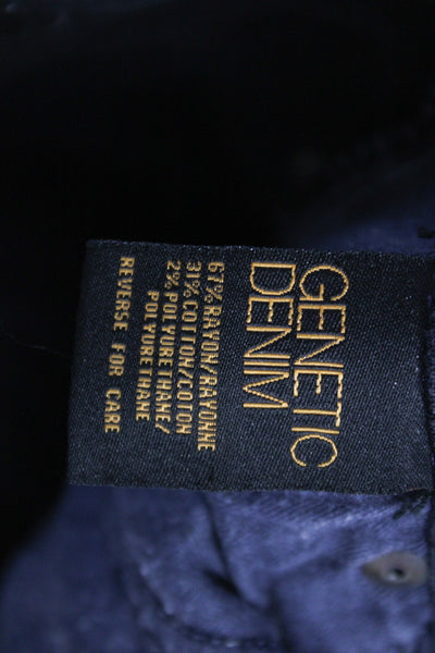 Genetic Denim Women Skinny Jegging Black Size 24