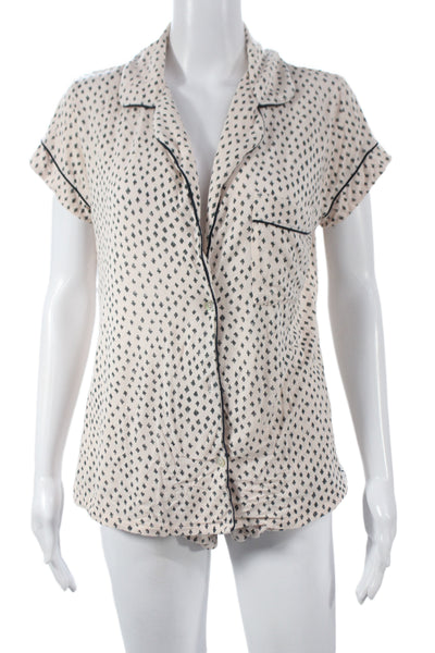 Eberjey Womens Tops Short Sleeve Size S