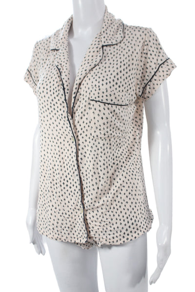 Eberjey Womens Tops Short Sleeve Size S