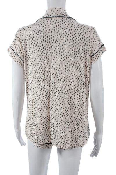 Eberjey Womens Tops Short Sleeve Size S
