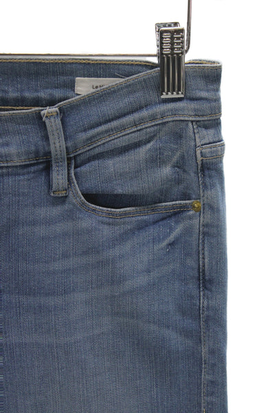 Frame Denim Womens Bootcut Jeans Blue High Rise Cotton Blend Inseam 33 Size 29