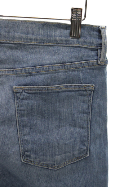 Frame Denim Womens Bootcut Jeans Blue High Rise Cotton Blend Inseam 33 Size 29