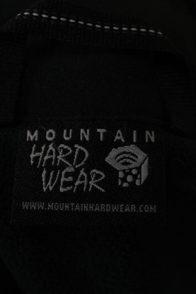 Mountain Hard Wear Mens Basic Jacket Black Polyester High Neck Zip Size L