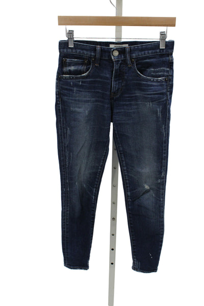 Moussy Women Skinny Jeans Blue Size 24