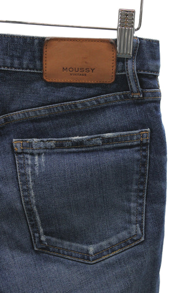 Moussy Women Skinny Jeans Blue Size 24