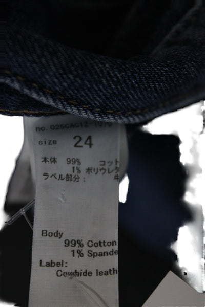 Moussy Women Skinny Jeans Blue Size 24