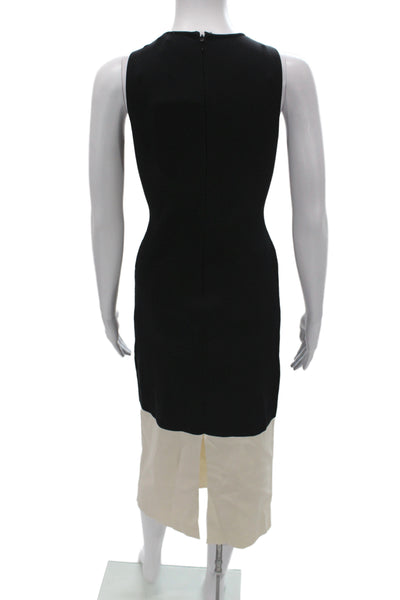 Hyacinth House Women Sheath Dress Black Colorblock Sleeveless Size XS