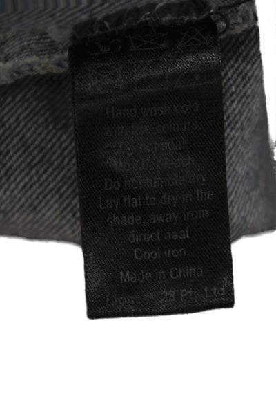 Lioness Womens Mini Wrap Skort Dark Blue 100% Cotton Short Solid Size S