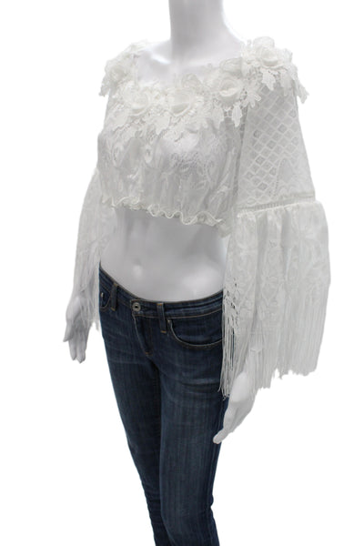 Antica Sartoria Giacomo Cinque Women Cropped Off-Shoulder Blouse Size One Size