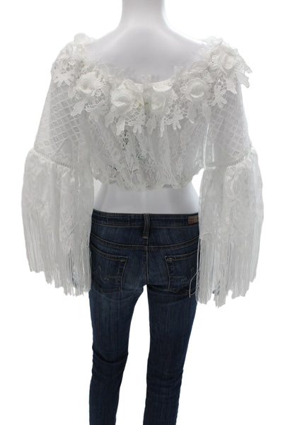 Antica Sartoria Giacomo Cinque Women Cropped Off-Shoulder Blouse Size One Size