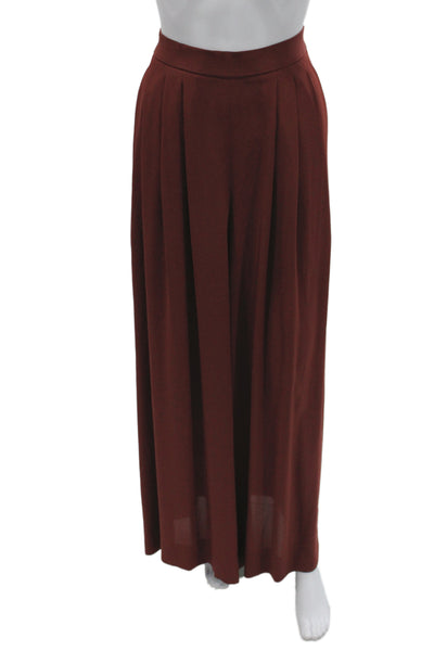 J Crew Collection Womens Dress Pants Brown Polyester Size 8