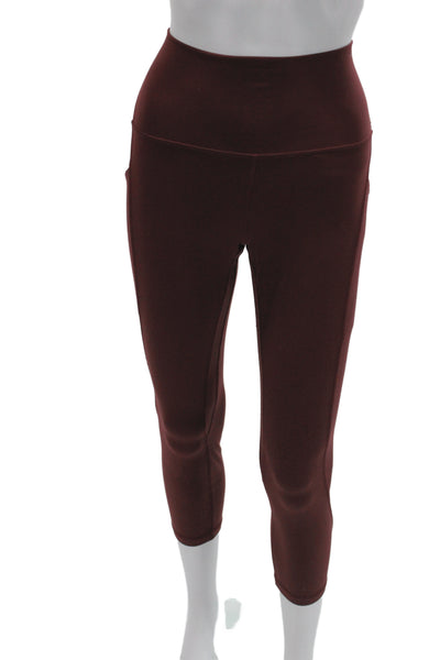 Lululemon Women Red Capri Leggings Size 8