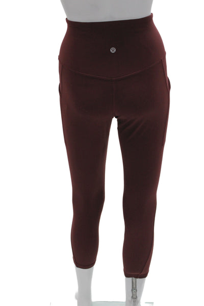 Lululemon Women Red Capri Leggings Size 8