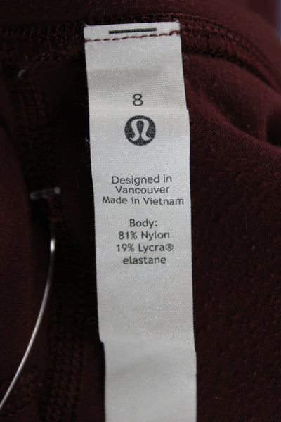 Lululemon Women Red Capri Leggings Size 8