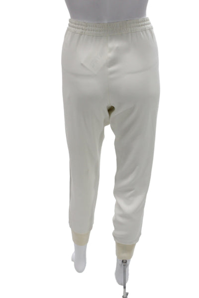 Vince Womens Jogger Pants White Drawstring Polyester Athleisure Size XS