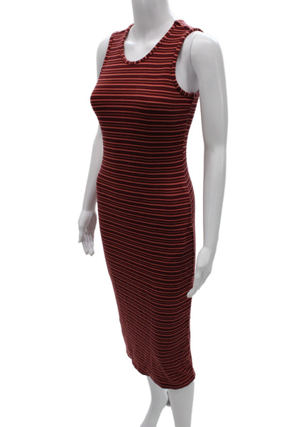 Marine Layer Womens Bodycon Tank Dress Red Sleeveless Round Neck Size S