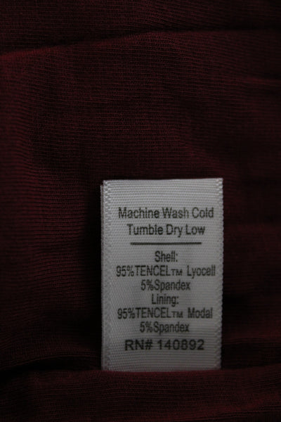 Marine Layer Womens Bodycon Tank Dress Red Sleeveless Round Neck Size S