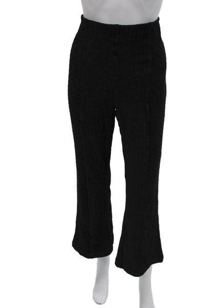 Free People Womens Cropped Black Pants Bohemian Size M