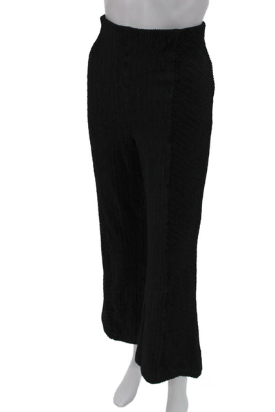 Free People Womens Cropped Black Pants Bohemian Size M