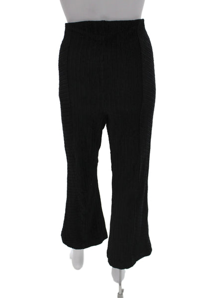 Free People Womens Cropped Black Pants Bohemian Size M