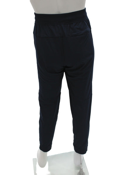 Lululemon Mens Jogger Sweatpants Dark Blue Drawstring 100% Polyester Size XL