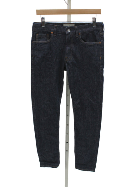 Everlane Mens Skinny Straight Dark Blue Organic Cotton Jeans Size 30