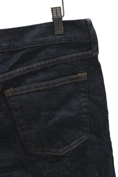 Everlane Mens Skinny Straight Dark Blue Organic Cotton Jeans Size 30