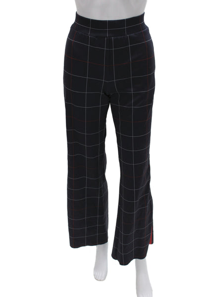 Ultracor Women Multicolor Check Cropped Leggings Polyester Sporty Fall Size XS