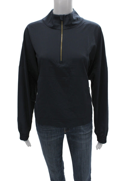 Rhone Men Windbreaker Blue Zip Long Sleeve Recycled Polyester Size M