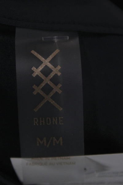Rhone Men Windbreaker Blue Zip Long Sleeve Recycled Polyester Size M