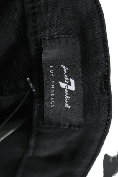 7 For All Mankind Unisex Black Ankle Pants Size 33