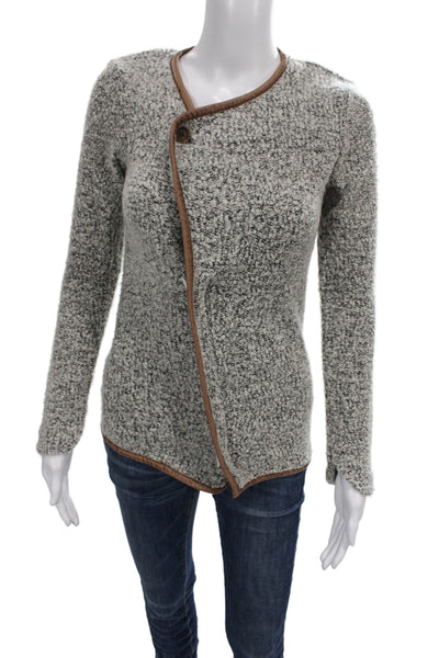 Ulla Johnson Women Gray Cardigan Long Sleeve Size PP
