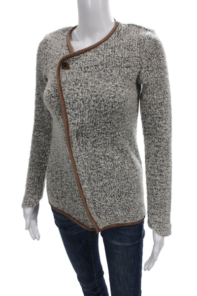 Ulla Johnson Women Gray Cardigan Long Sleeve Size PP