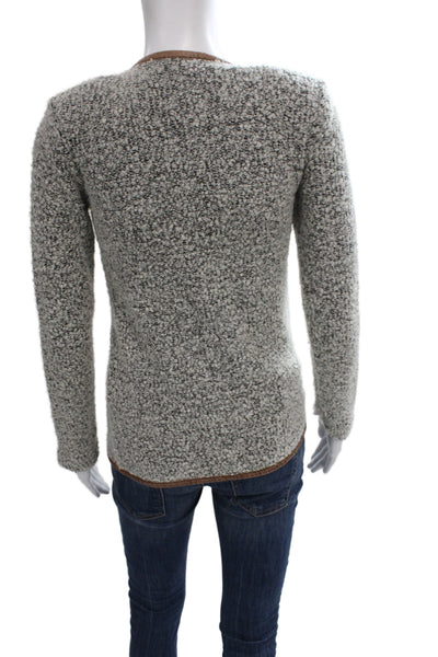 Ulla Johnson Women Gray Cardigan Long Sleeve Size PP