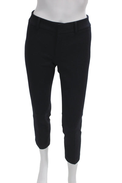 Club Monaco Womens Ankle Cropped Dress Pants Black Size 00