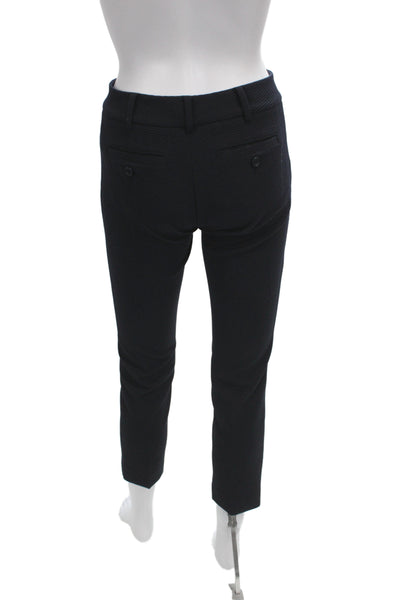 Club Monaco Womens Ankle Cropped Dress Pants Black Size 00