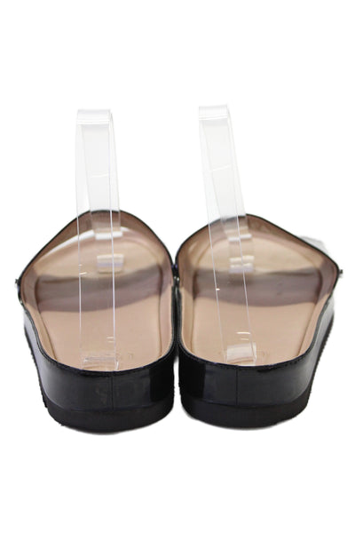 Ugg Womens One Strap Slide On Sandals Black Size 5.5M