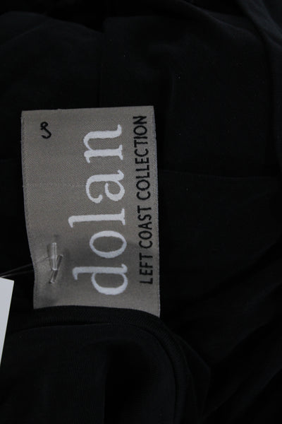 Dolan Women Shift Dress Black V-Neck Short Sleeve Size 8