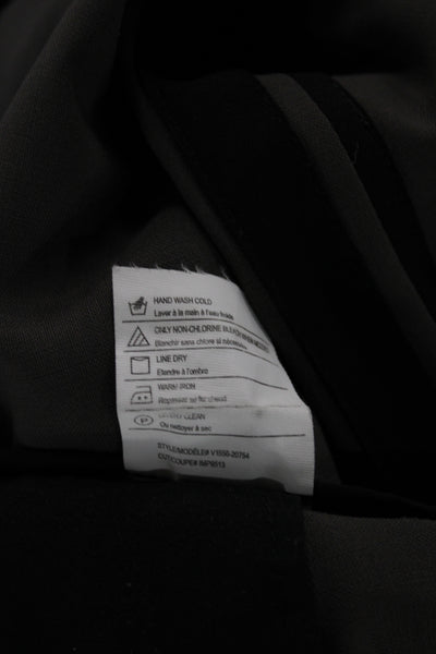 Vince Womens Dress Pants Green Button Size 8