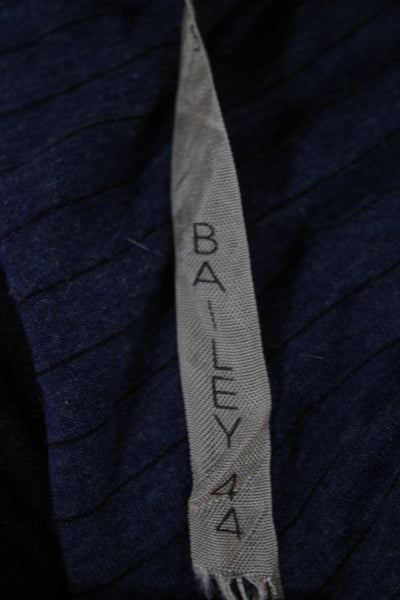 Bailey 44 Women Sweater Dress Blue Striped Cowl Neck Long Sleeve Knit Size S