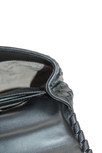 Bottega Veneta Womens Leather Olimpia Shoulder Bag Black