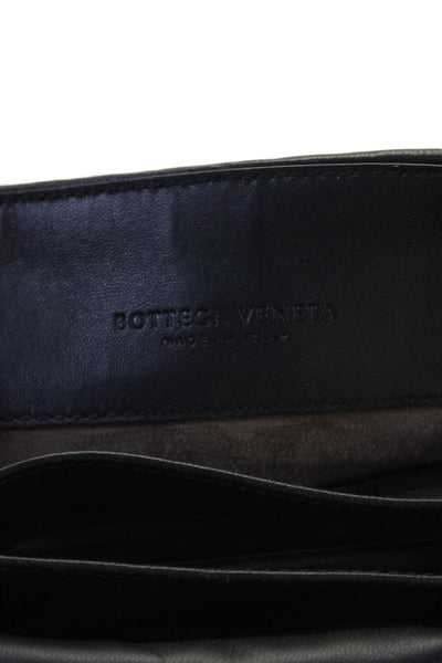 Bottega Veneta Womens Leather Olimpia Shoulder Bag Black