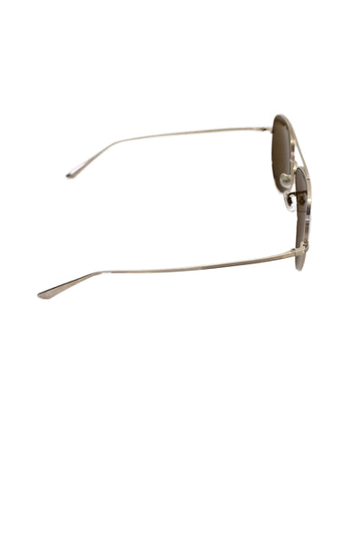 Oliver Peoples X The Row Womens Metal Frame Casse Aviator Sunglasses Gold